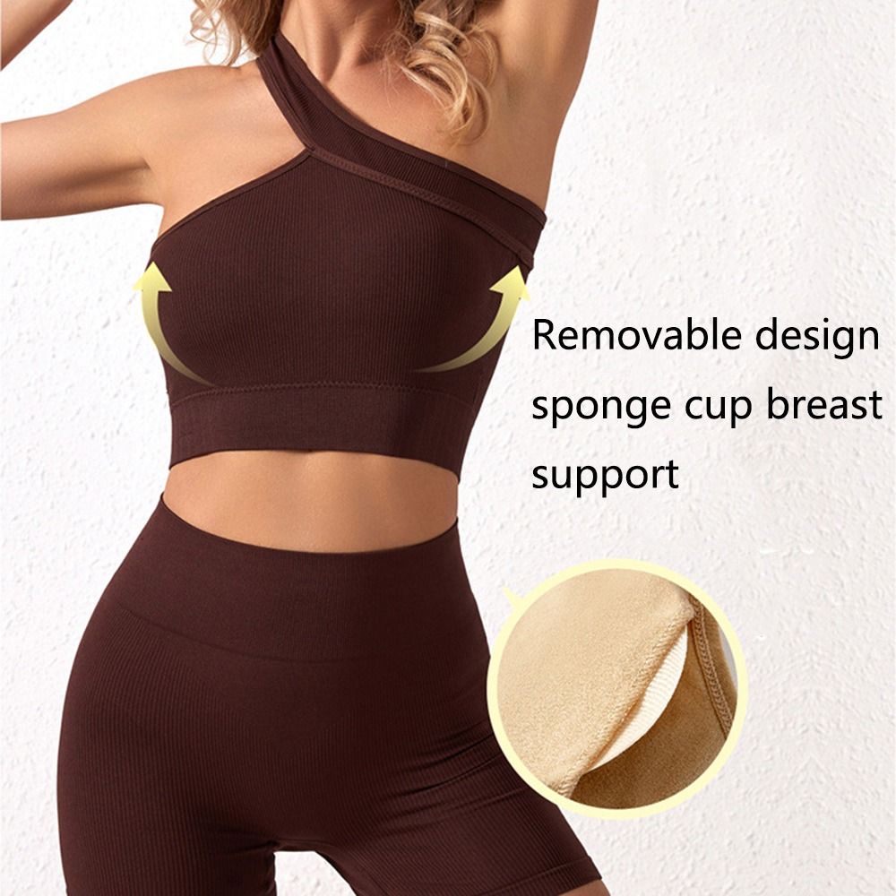2피스 재사용 가능한 여성 운동복 세트 하이웨이스트 리 - Seamless Ribbed Workout Tank Top 리뷰 및 가격