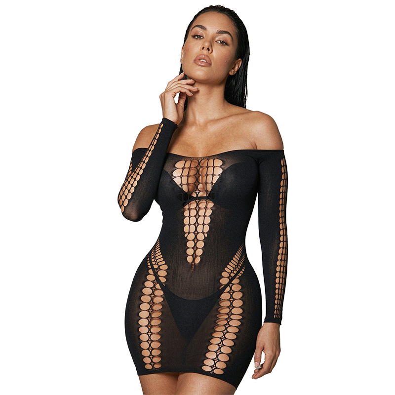 여성용 시스루 메쉬 긴소매 비치 커버업, 섹시한 시스루 - Sexy Mesh Sheer Bodycon Dress 리뷰 및 가격