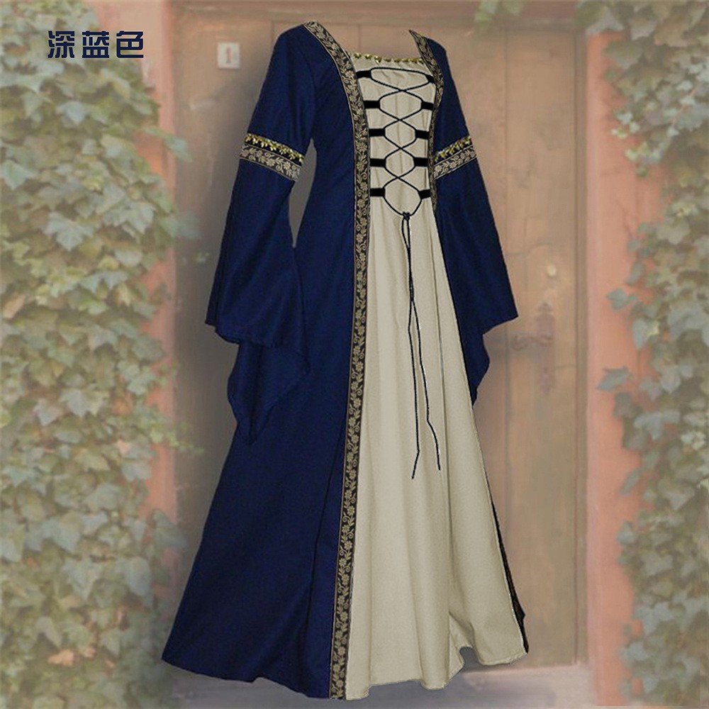 벨 슬리브 긴팔 A라인 섹시 드레스, 패치워크 장식의  - Dresses 리뷰 및 가격