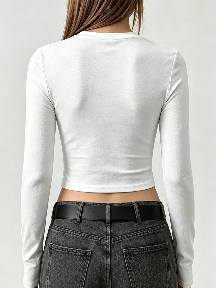 아메리칸 스파이더 레드 스파이더 웹 프린트 여성용 긴팔 - Blouses 리뷰 및 가격